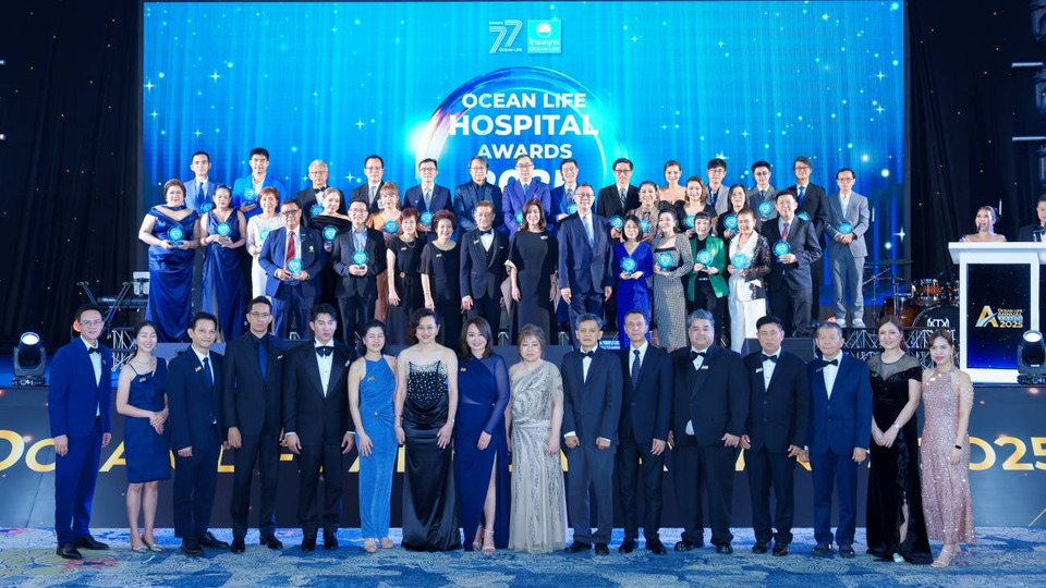มอบรางวัล OCEAN LIFE Hospital Awards 2025 ชู 5 มาตรฐานความเป็นเลิศ ยกระดับการรักษาลูกค้าทั่วปท.