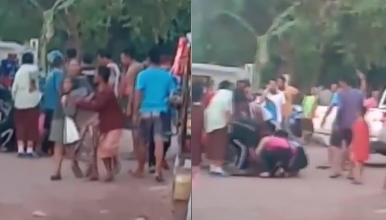 ผัวถือมีดตัดขั้วหัวใจเมียระหว่างขายลูกชิ้นหน้างานศพดับเหตุเมียไม่ยอมคืนดีเพราะติดเหล้าและเสพยาหนัก  