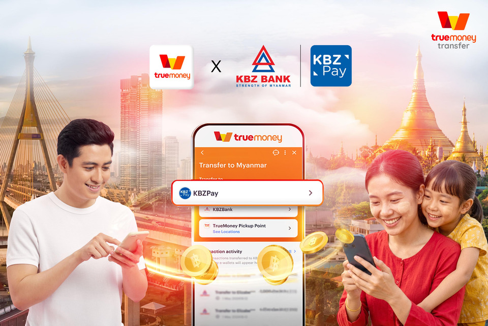 ทรูมันนี่ จับมือ KBZ Bank และ KBZPay ขยายเครือข่ายโอนเงินข้ามแดน หนุนแรงงานเมียนมาในไทย ส่งเงินกลับบ้านสะดวกยิ่งขึ้น