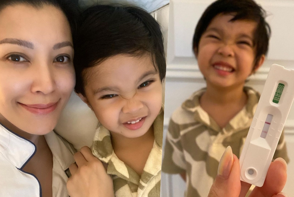 “เอมมี่ มรกต” แจ้ง “น้องสายน้ำ” ติดโควิด โชว์ผลตรวจ ATK ขึ้น 2 ขีด