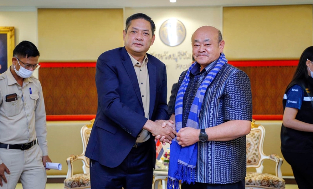 ผู้ว่าฯ​อุดรมีชัย กัมพูชา-ผู้ว่าฯบุรีรัมย์ หารือยกระดับ "ช่องสายตะกู" เป็นจุดผ่านแดนถาวร