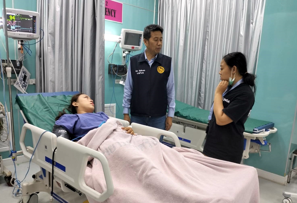 ชาวบ้านแม่สะกึด เป็นลมขณะร่วมดับไฟป่า ต้องส่งรักษาฉุกเฉิน