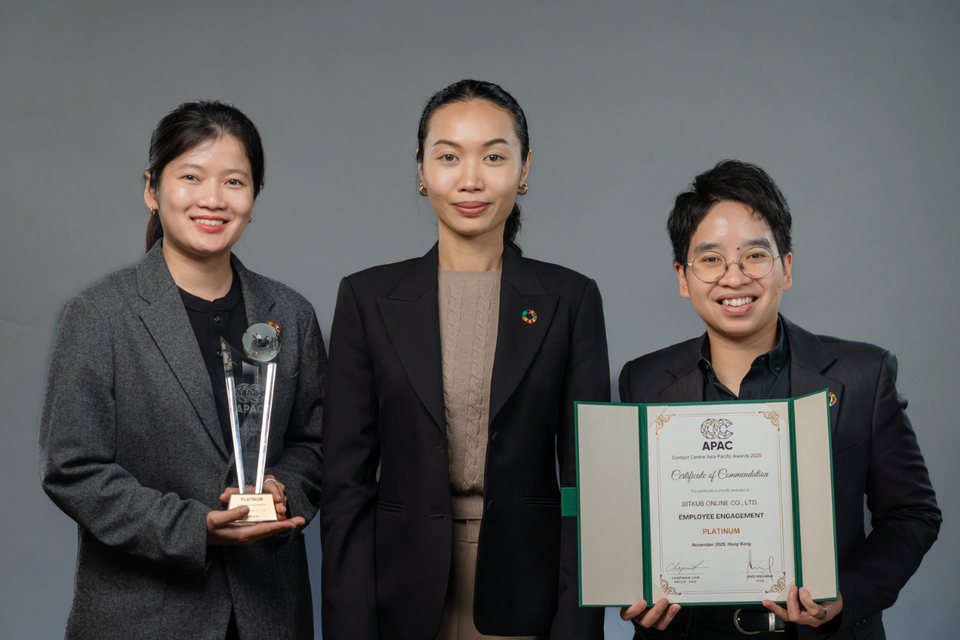 Bitkub Exchange สร้างชื่อให้ไทย คว้ารางวัลสุดยอด Contact Center ระดับ Platinum แห่งเอเชียแปซิฟิก