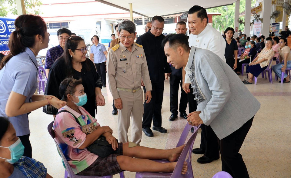 ลพบุรี ลงพื้นที่วัดโคกลำพาน จัดหน่วยบำบัดทุกข์ บำรุงสุข สร้างรอยยิ้มประชาชน