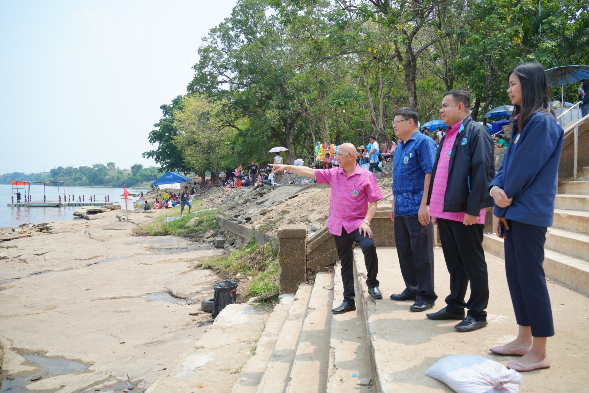 ชป.7 พร้อมรับสถานการณ์น้ำ จากการลดระดับน้ำด้านท้ายแก่งสะพือ