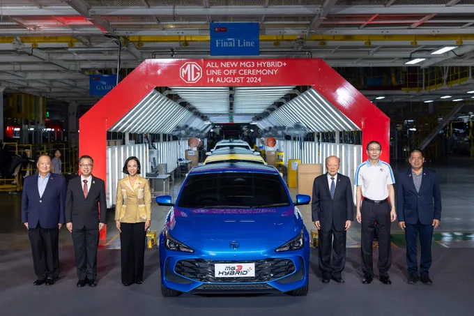 เอ็มจีเปิดไลน์การผลิต ALL NEW MG3 HYBRID+