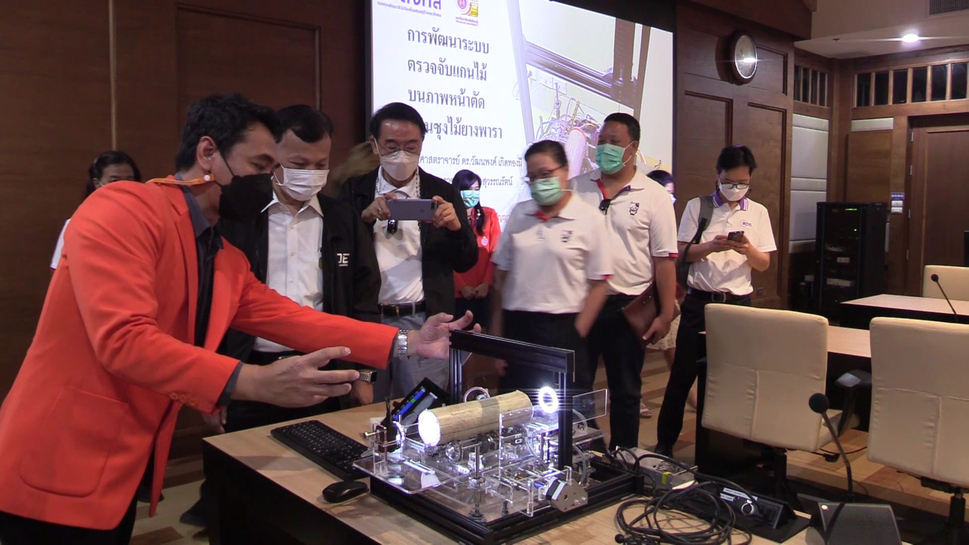 เปิดผลงานวิจัยนวัตกรรมระบบตรวจจับแกนไม้ฯ จ่อต่อยอดพัฒนาเครื่องมือแพทย์รักษาโรคตาเขในมนุษย์