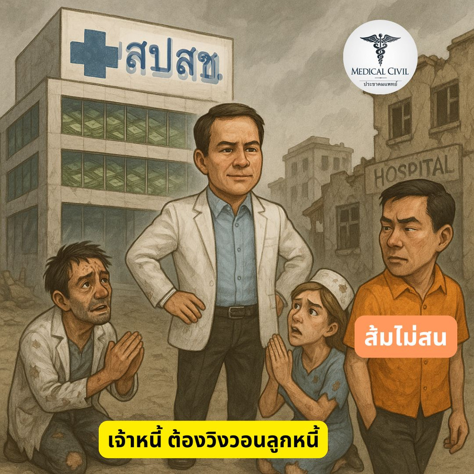 "ประชาคมแพทย์" ข้องใจ ทำไม" พรรคส้ม" ไม่เคยแตะ ปัญหา " สปสช.-บัตรทอง"