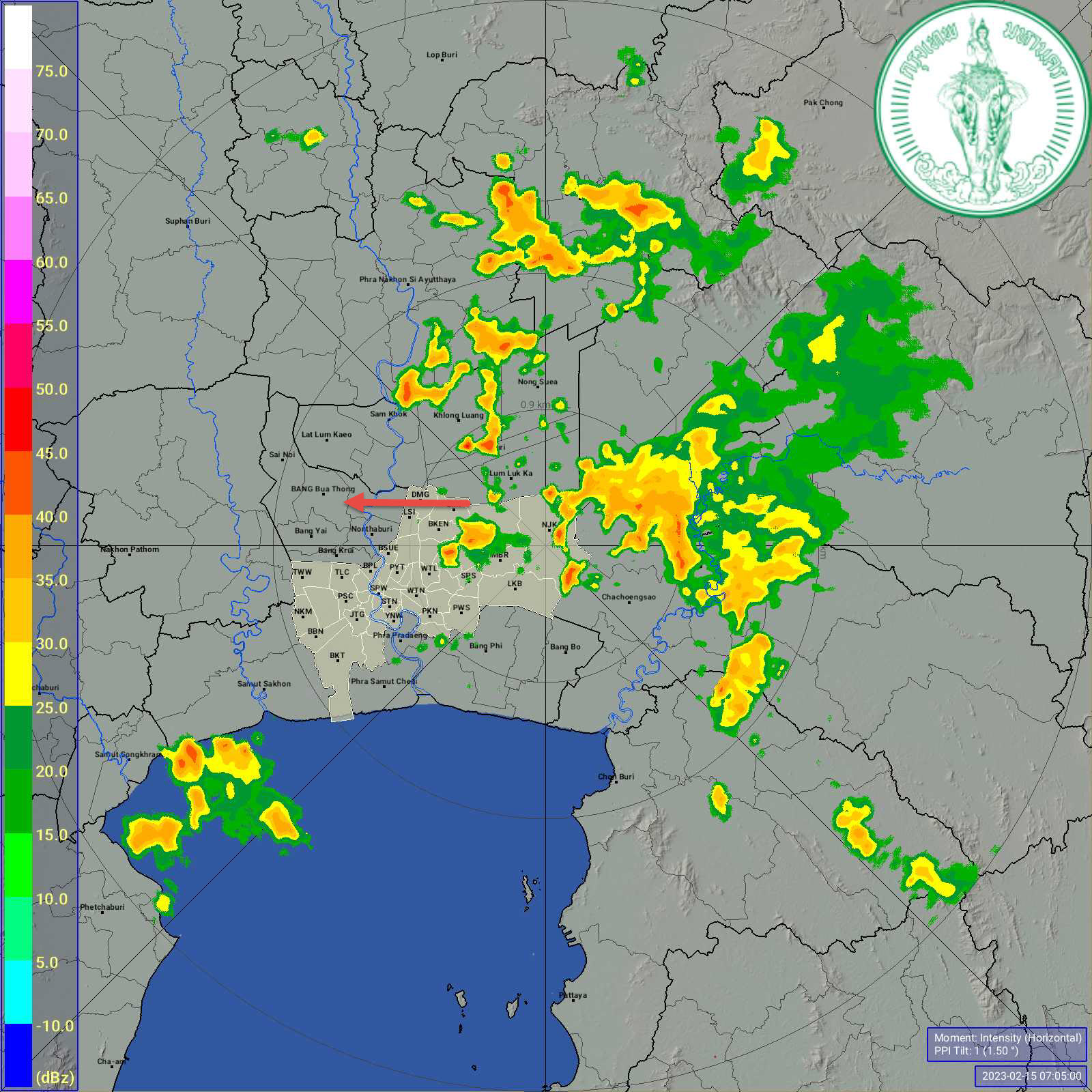 ศูนย์ป้องกันน้ำท่วม เตือนกรุงเทพฯ ฝนถล่มหนัก 
