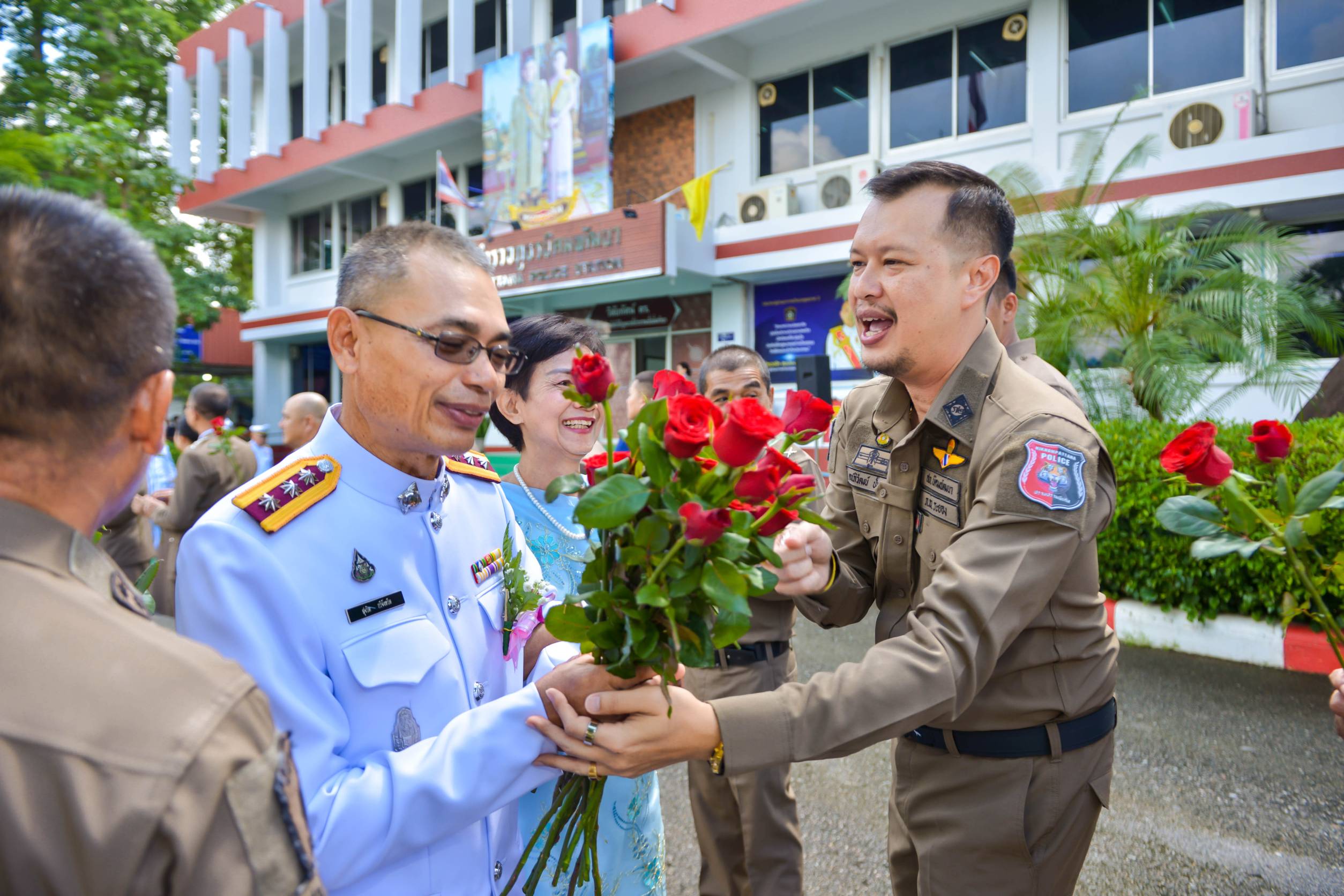 สภ.นิคมพัฒนา จัดงานวันอำลาประทับใจเชิดชูเกียรติข้าราชการตำรวจที่เกษียณอายุราชการ 