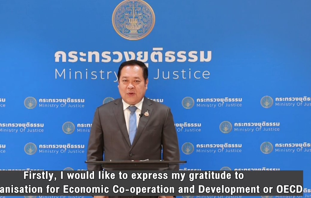 "ทวี" กล่าวถ้อยแถลงในการประชุม OECD  ชูภารกิจผลักดัน 5 วาระรัฐบาล ย้ำความพร้อมไทยเข้าสู่สมาชิกOECD 