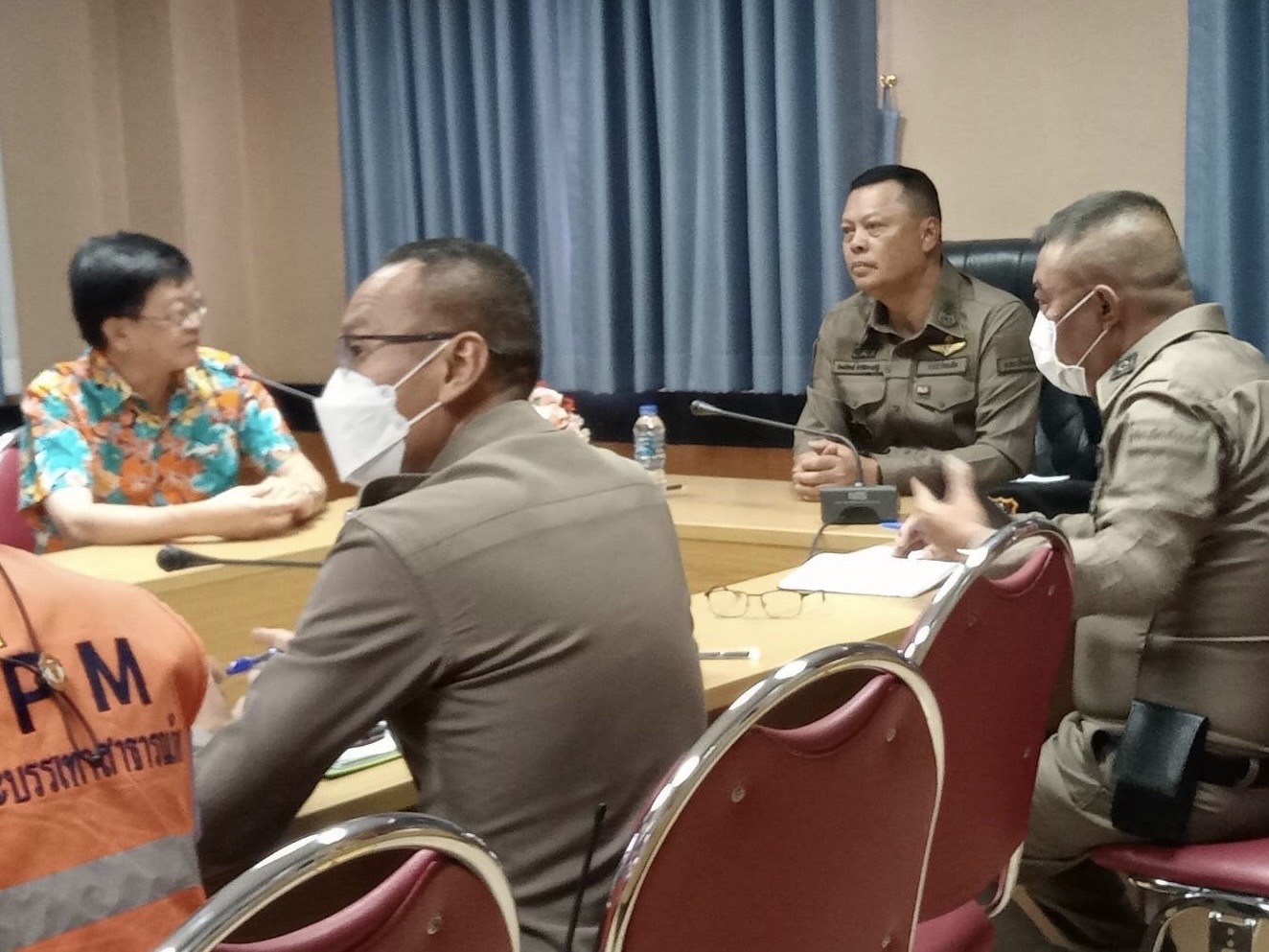 ตำรวจร้อยเอ็ดประชุมมาตรการป้องกันเหตุทะเลาะวิวาทในโรงพยาบาล