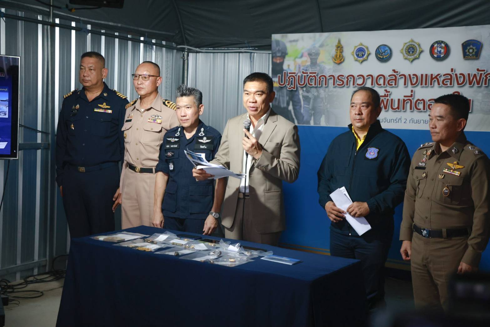 ป.ป.ส. แถลงผลงาน  ลุยจับแก๊งเครือข่ายลำเลียงยาเสพติด พบเฮโรอีน 91 กก.