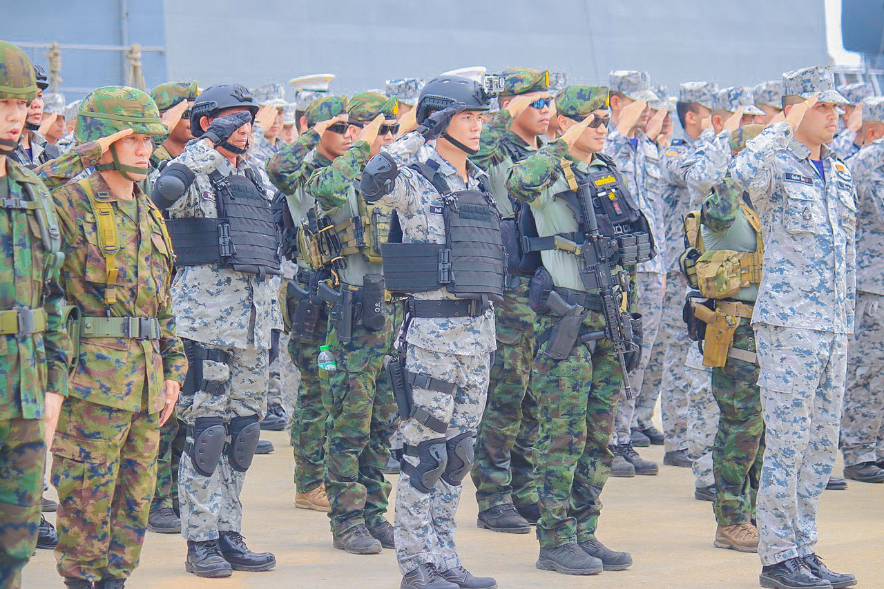 เปิดฝึกกะรัต 2023 กองทัพเรือไทย-สหรัฐ สร้างความสัมพันธ์ร่วมกันพัฒนาความสามารถของกำลังพล