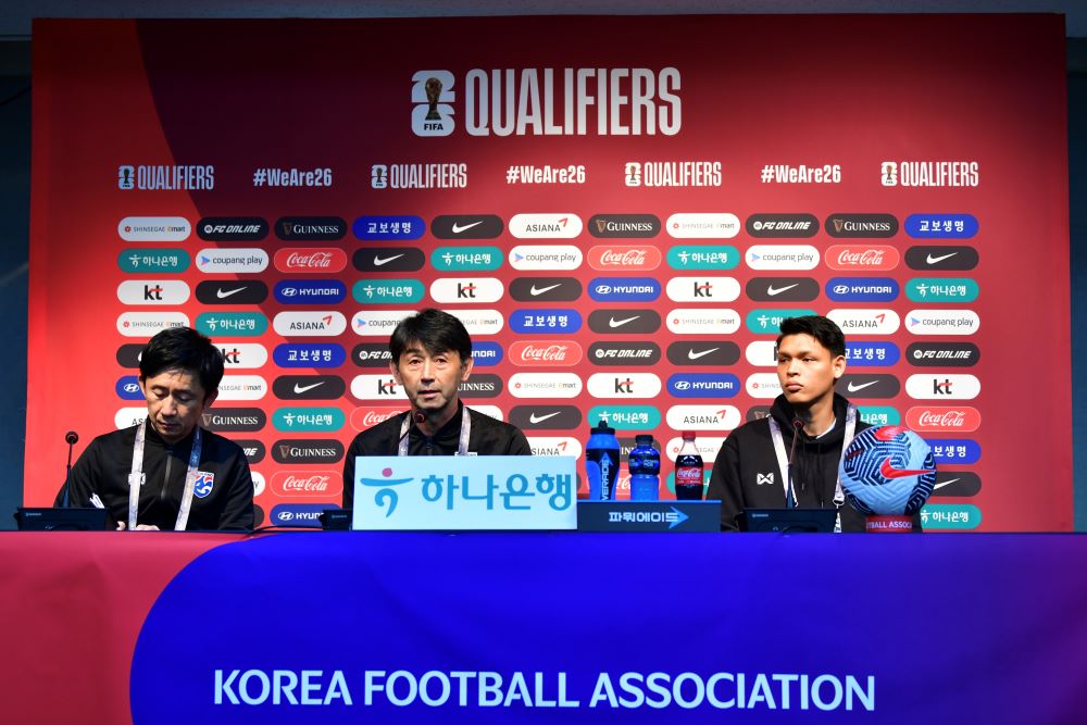 "มาซาทาดะ อิชิอิ""กำชับ นักเตะไทย เล่นตามวิธี เพื่อมีแต้มจากเกาหลีใต้