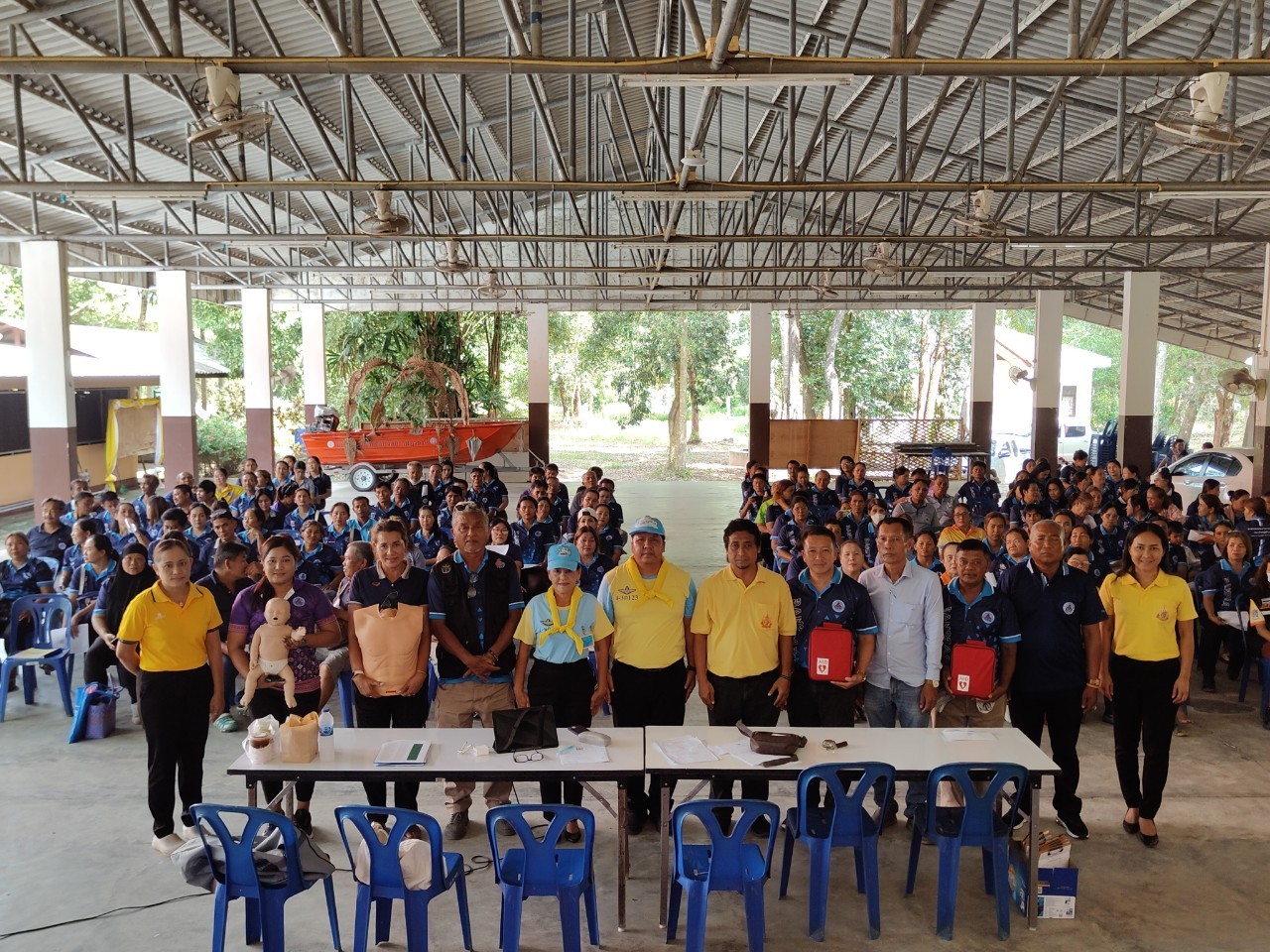 รพ.สต.บ้านประสงค์ จัดอบรมและให้ความรู้แก่ อสม.ปฏิบัติการช่วยฟื้นคืนชีพด้วยวิธีปั๊มหัวใจ