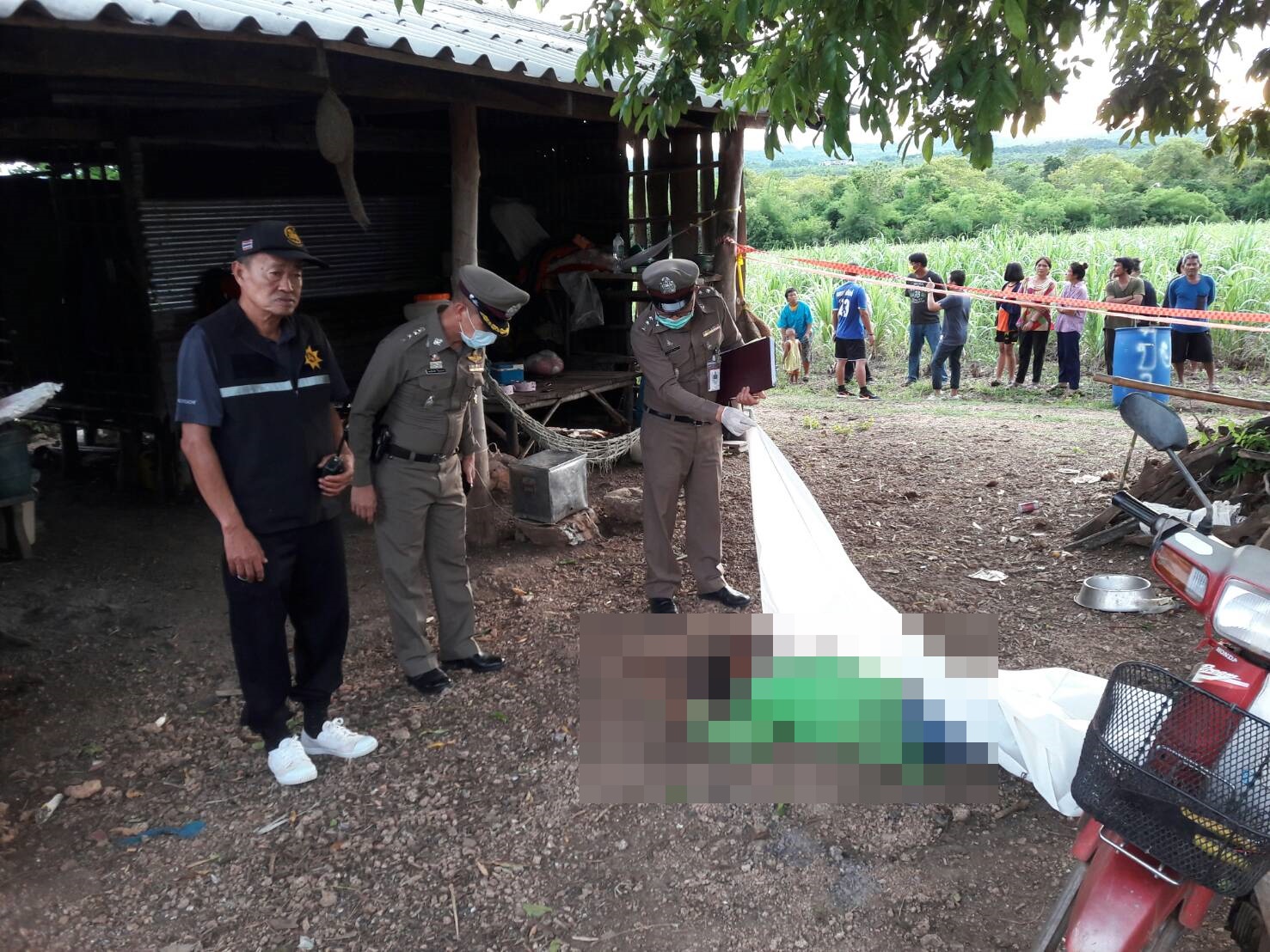 ดับปริศนา! หนุ่มไร่อ้อยถูกยิงเสียชีวิตที่กาญจน์