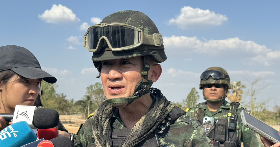 “กองทัพบก” พาสื่อดูบ้านหนองจานหลังยึดคืนพื้นที่  อึ้งเจอตึกคอลเซ็นเตอร์ 2 แห่ง ใช้ลวงคนไทย