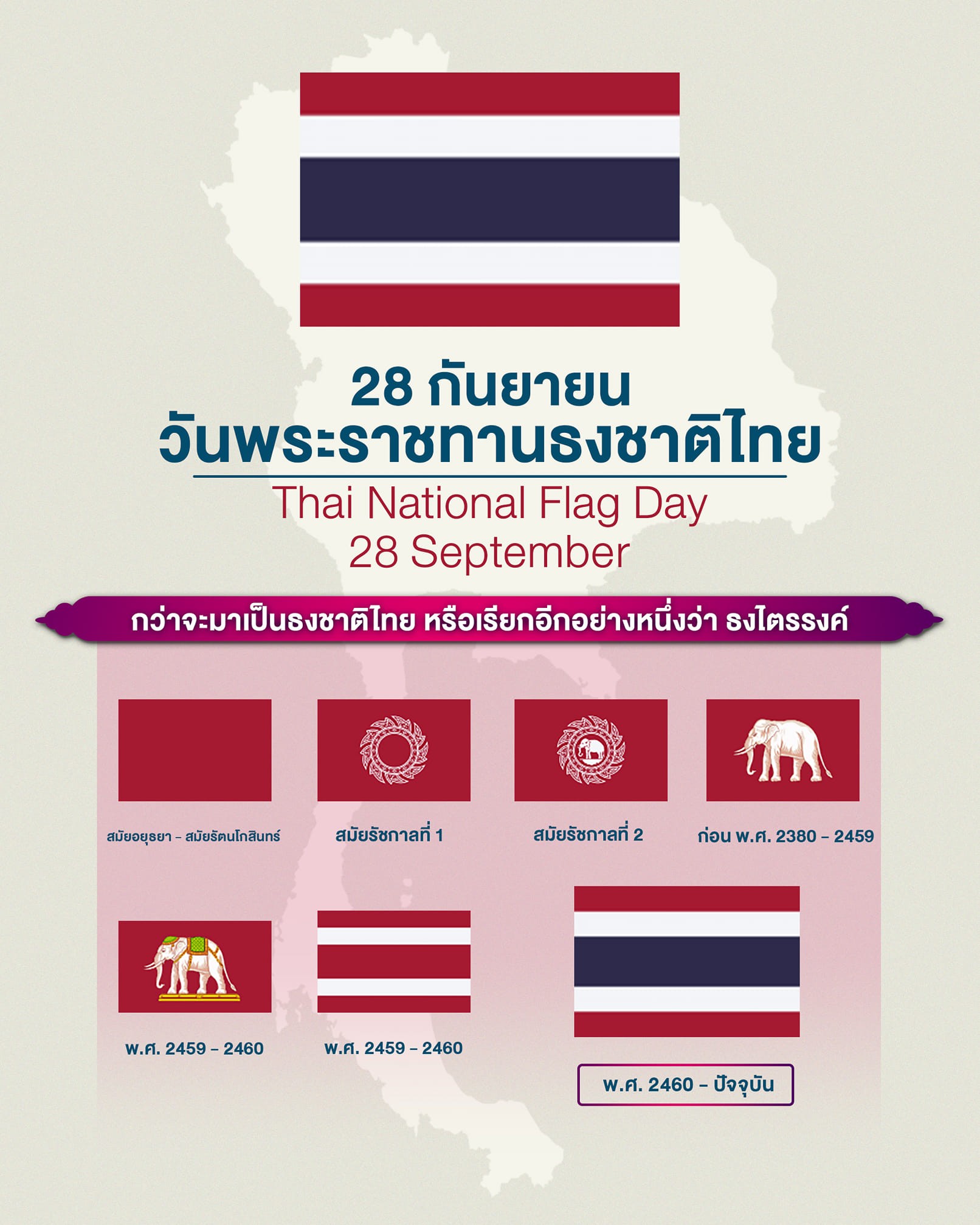 วันพระราชทานธงชาติไทย (อังกฤษ: Thai National Flag Day) 