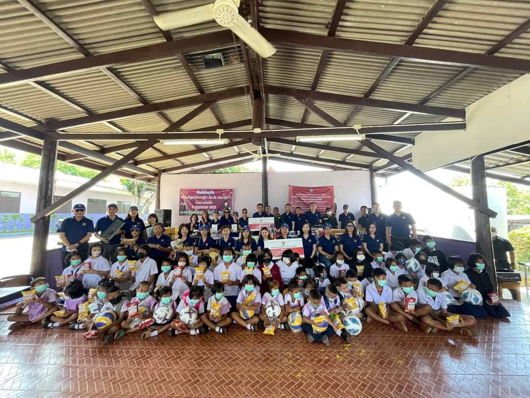 คณะหลักสูตรวิทยาการผู้นำไทย-จีน รุ่นที่ 5 จัดกิจกรรม CSR ที่กาญจนบุรี