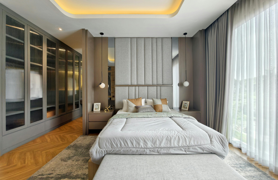 ห้องนอนสไตล์ลักชัวรี