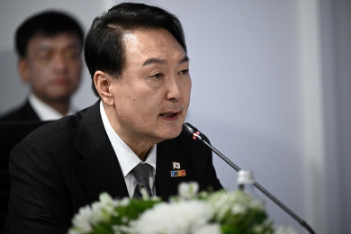 ประธานาธิบดียูน ซุกยอล ผู้นำเกาหลีใต้ (Photo : AFP)