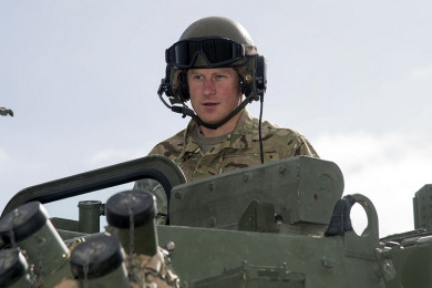เจ้าชายแฮร์รี เมื่อครั้งทรงรับราชการทหารในกองทัพอังกฤษ (Photo : AFP)