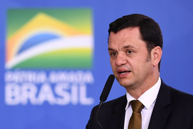 นายแอนเดอร์สัน ตอร์เรส อดีตรัฐมนตรียุติธรรมบราซิล (Photo : AFP)