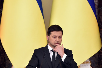 ประธานาธิบดีโวโลดิมีร์ เซเลนสกี ผู้นำยูเครน (Photo : AFP)