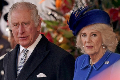 สมเด็จพระเจ้าชาลส์ที่ 3 และพระราชินีคามิลลา แห่งอังกฤษ (Photo : AFP)