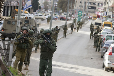 ทหารอิสราเอลบุกเขตเวสต์แบงก์ (Photo : AFP)