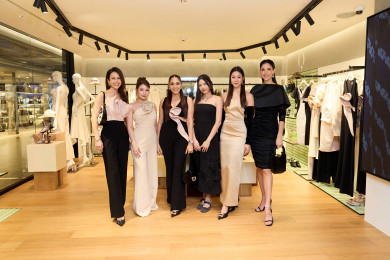 (จากซ้าย)  พอลล่า -  พิมพรรณ - สุวิตา - วีรญา - ปุณยาพร - ซินดี้