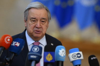 นายอันโตนิโอ กูเตอร์เรส เลขาธิการสหประชาชาติ หรือยูเอ็น (Photo : AFP)