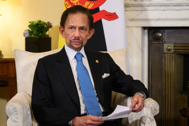 สมเด็จพระราชาธิบดี ฮัสซานัล โบลเกียห์ แห่งบรูไนดารุสซาลาม (Photo : AFP)