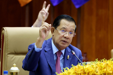 ฮุน เซน ประธานวุฒิสภากัมพูชา (Photo : AFP)