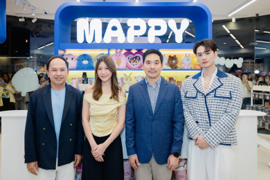 ผู้บริหารสยามเซ็นเตอร์ ร่วมเปิดร้าน MAPPY ร่วมกับผู้บริหารจาก บ้านหมีโชคดี ครั้งแรกที่สยามเซ็นเตอร์